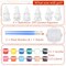 Ceramic Gnome Statues Ready to Paint Ceramics Paintable Gnome Figurines Unpainted Plaster Arts and Crafts with Brush Palette Paint for Adults (Halloween)